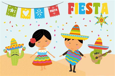fiesta drawing|fiesta clip art.